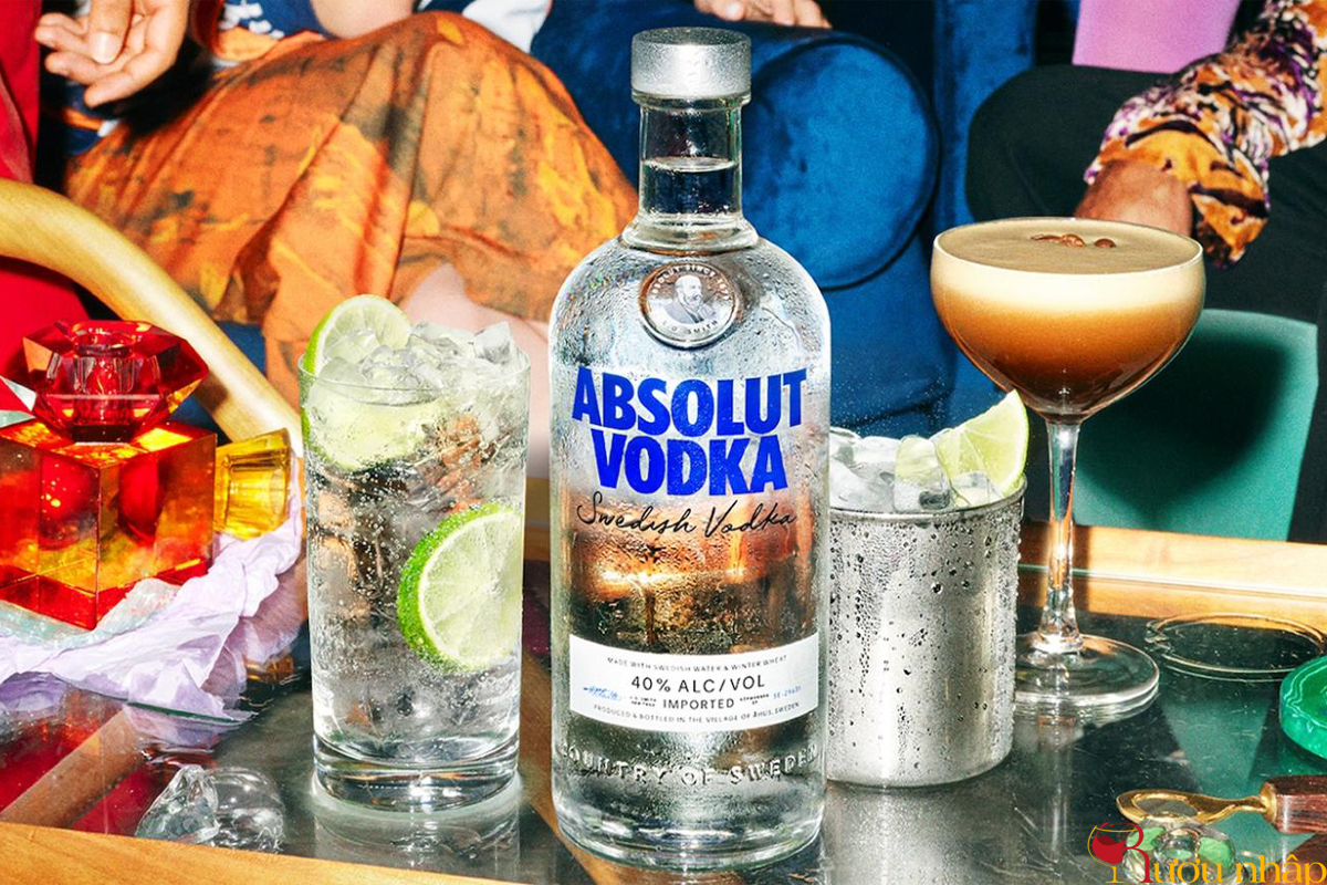 Rượu Absolut Vodka Thuỵ Điển