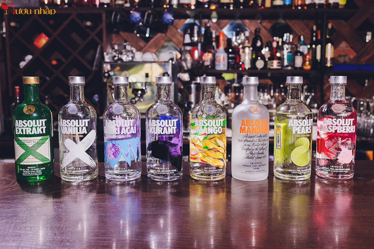 Vodka Absolut hương vị