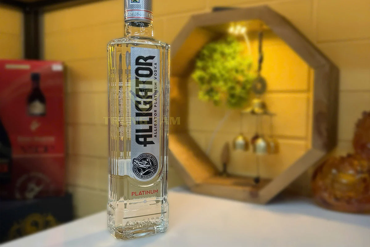 Vodka Cá Sấu Alligator Platinum