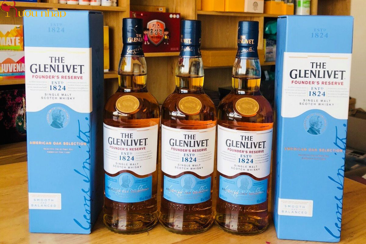 Whisky Scotland Glenlivet Founder's Reserve Chính Hãng