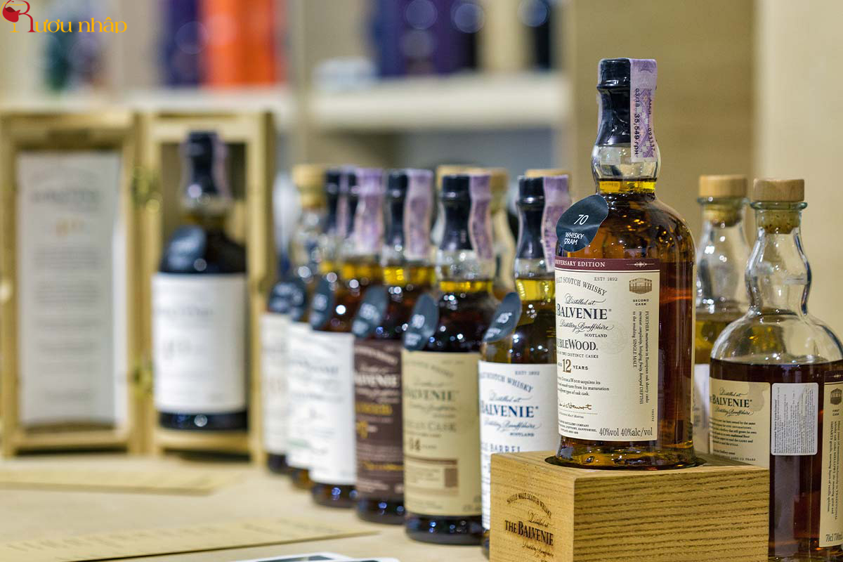 Các dòng rượu Balvenie phổ biển