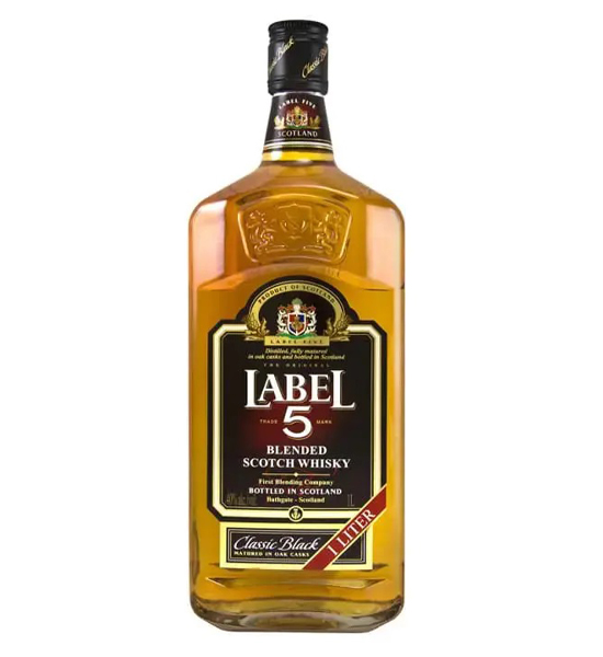 Label 5 Classic Black 1L