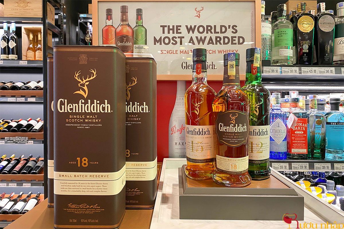Gợi ý địa chỉ mua rượu Glenfiddich chính hãng uy tín, đảm bảo nguồn gốc và chất lượng.