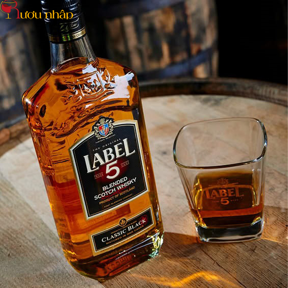 Rượu Label 5 Classic Black 1Lít Chính Hãng