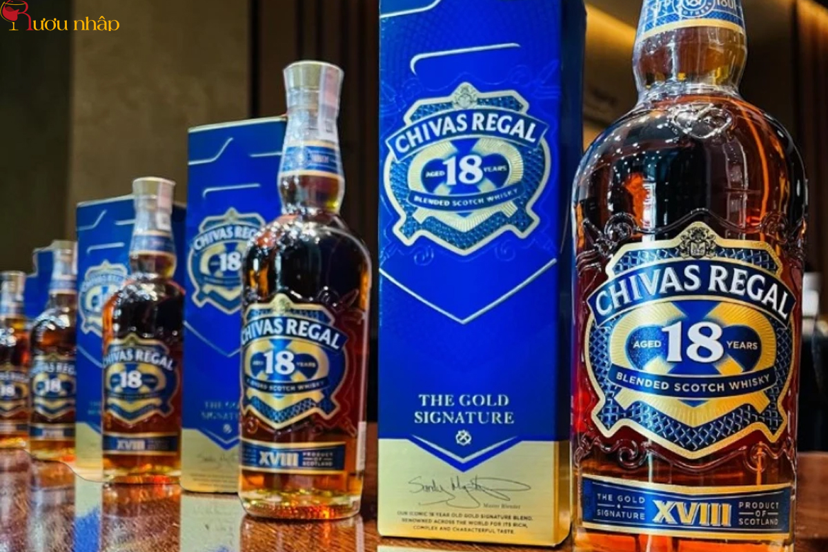 Chivas 18 giá bao nhiêu Bảng giá mới nhất tại Rượu Nhập
