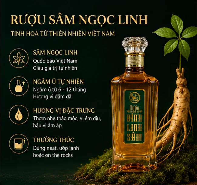Rượu Sâm Ngọc Linh Việt Nam