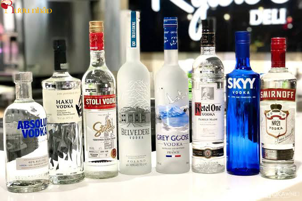 Vodka nổi tiếng nhất thế giới