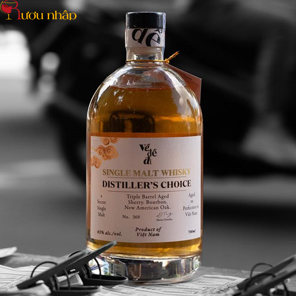 Ve De Di Distiller's Choice Chính Hãng
