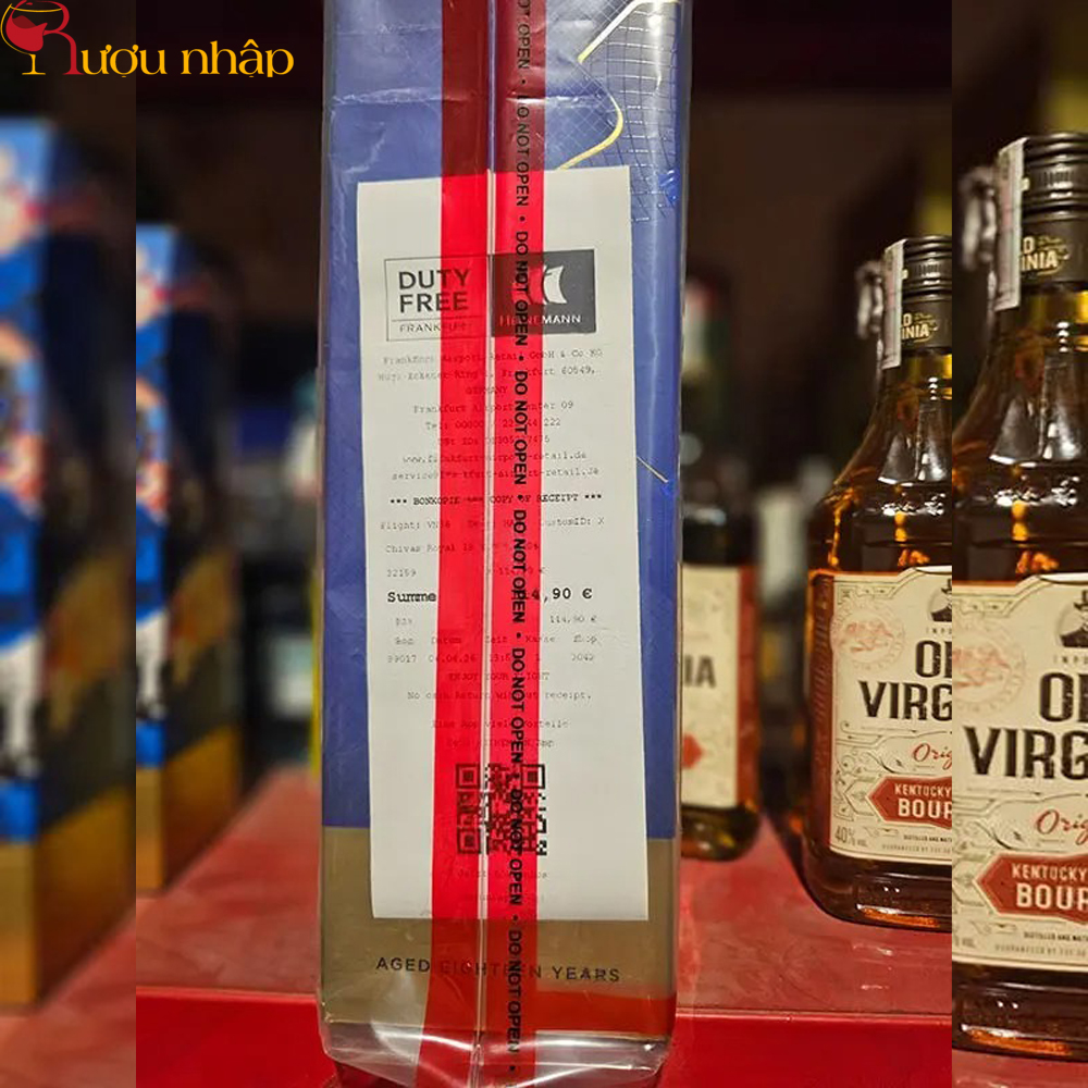 Chivas 18 Năm 1 Lít Xách Tay Mẫu Mới Bill mua hàng rõ ràng chuẩn