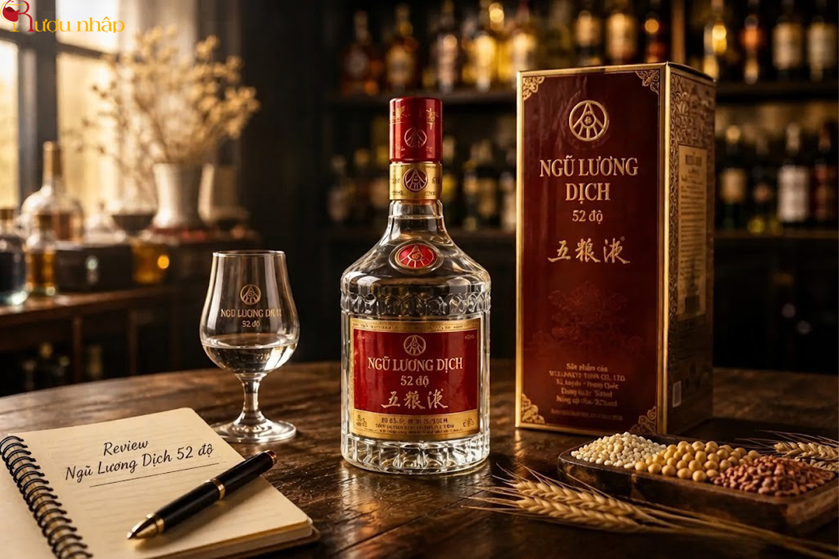 Review Ngũ Lương Dịch 52 độ – Bạch tửu cao cấp Trung Quốc