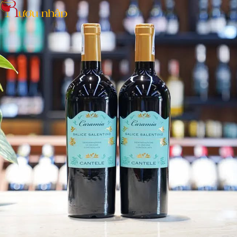 Rượu Vang Cantele Caramia Salice Negroamaro Chính Hãng Giá Tốt