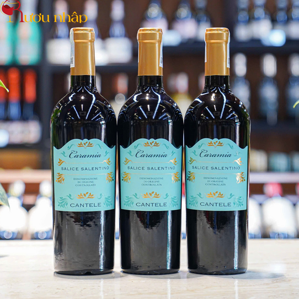 Rượu Vang Ý Cantele Caramia Salice Negroamaro