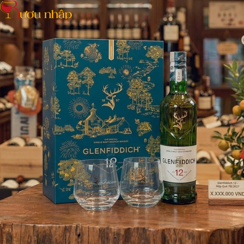 Glenfiddich 12 Hộp quà Tết 2027