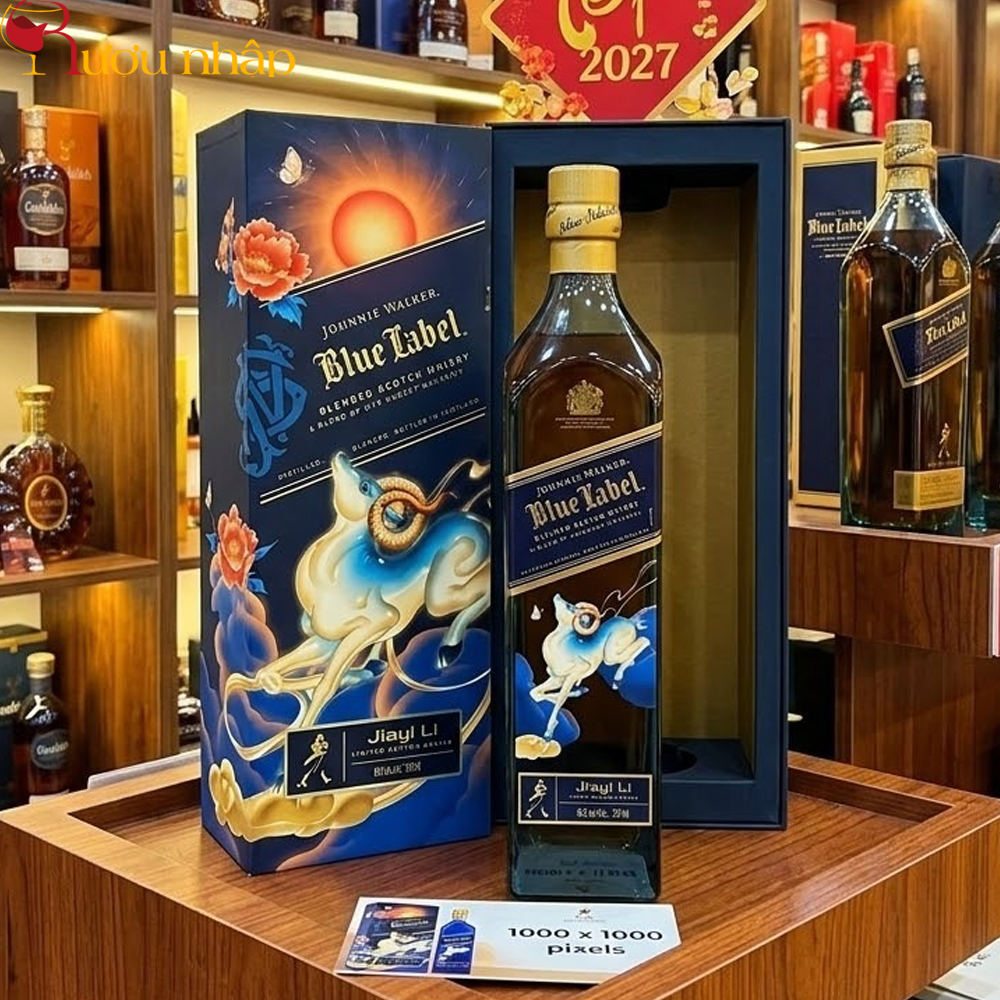 Johnnie Walker Blue Label Year of the Goat Phiên Bản Tết Đinh Mùi 2027