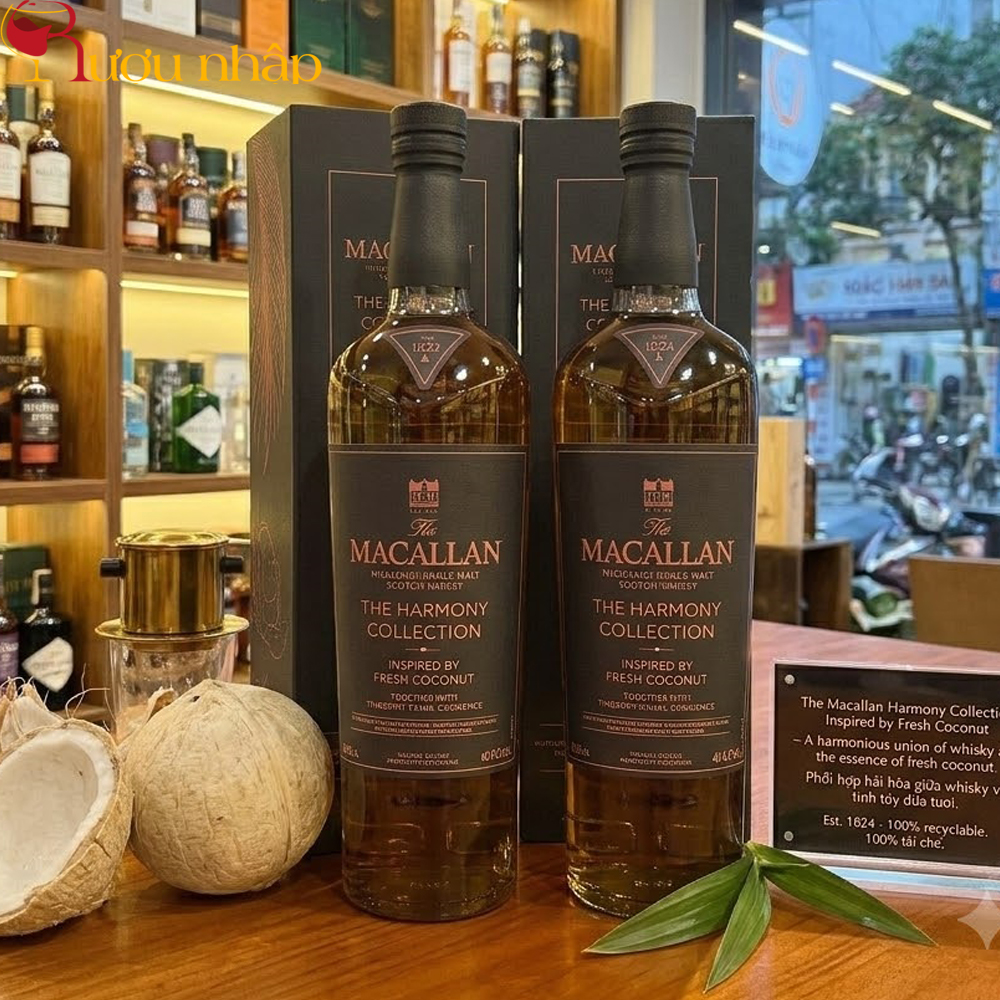 Macallan The Harmony Collection Inspired By Fresh Coconut Tuyệt Tác Single Malt Whisky