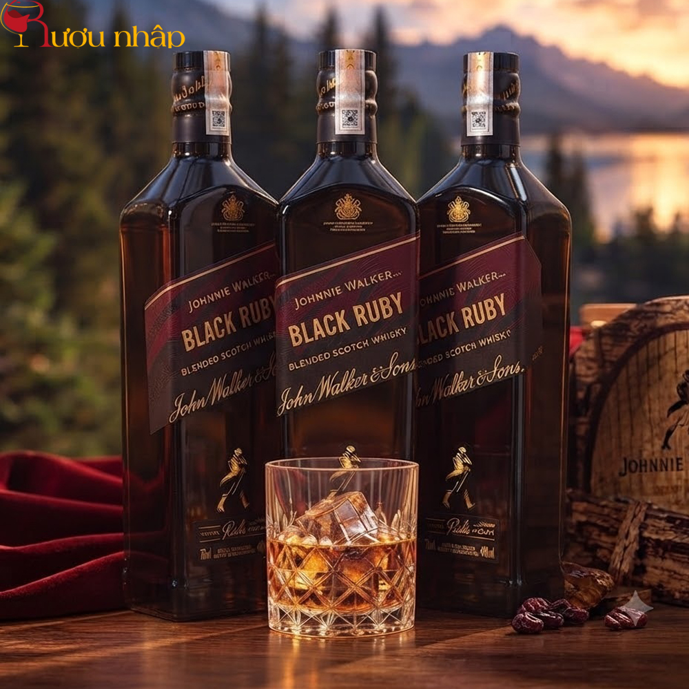 Rượu Johnnie Walker Black Ruby Chính Hãng Giá tốt