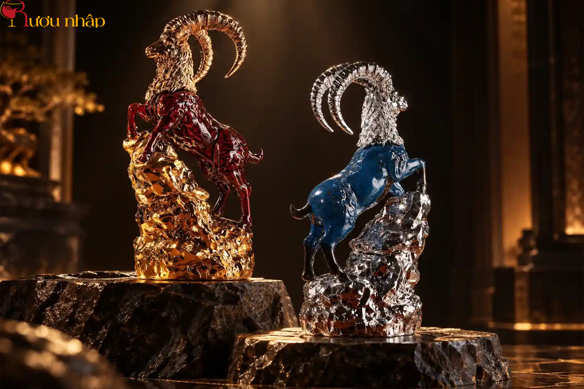 Rượu Linh Vật Dê DUO Heritage Dương Vương Trấn Đỉnh