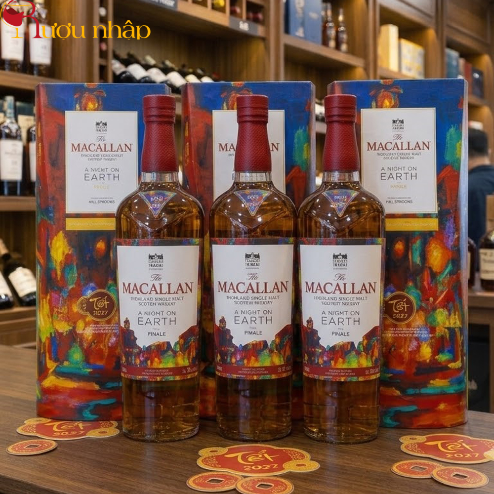 Rượu Macallan A Night On Earth The Finale – Phiên Bản Tết 2027 Đặc Biệt