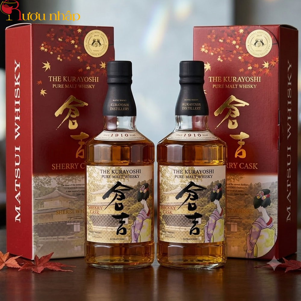 Rượu Matsui The Kurayoshi Pure Malt Whisky Sherry Cask Limited