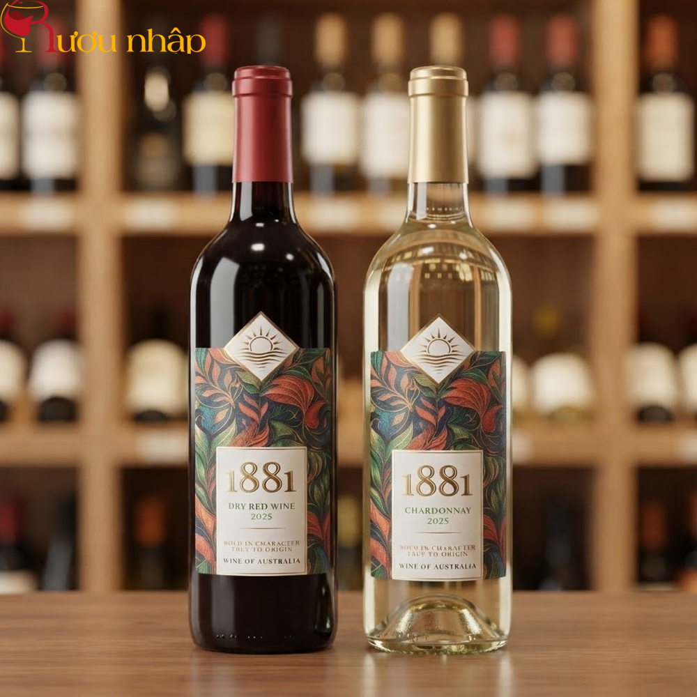 rượu vang 1881 Dry Red Wine